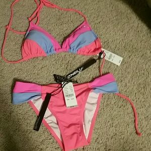 O'neill bikini top size small, bikini bottom size